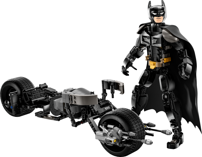 76273 Rakennettava Batman™-hahmo ja Batpod-pyörä