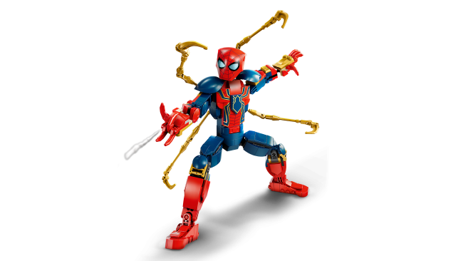 76298 Rakennettava Iron Spider-Man ‑hahmo