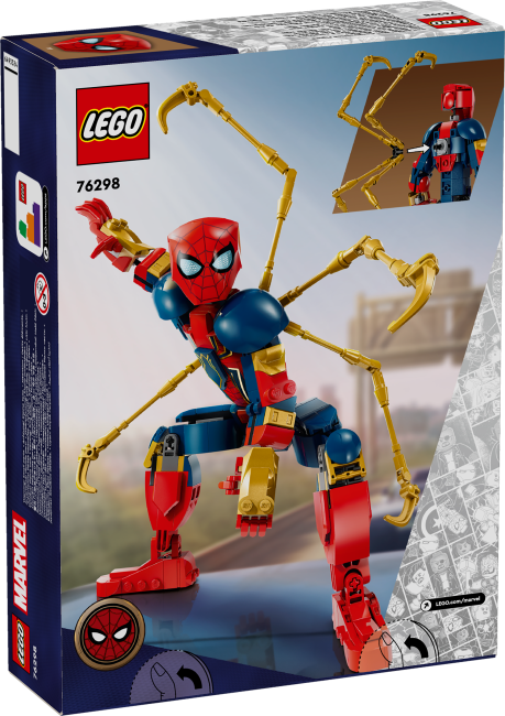 76298 Rakennettava Iron Spider-Man ‑hahmo