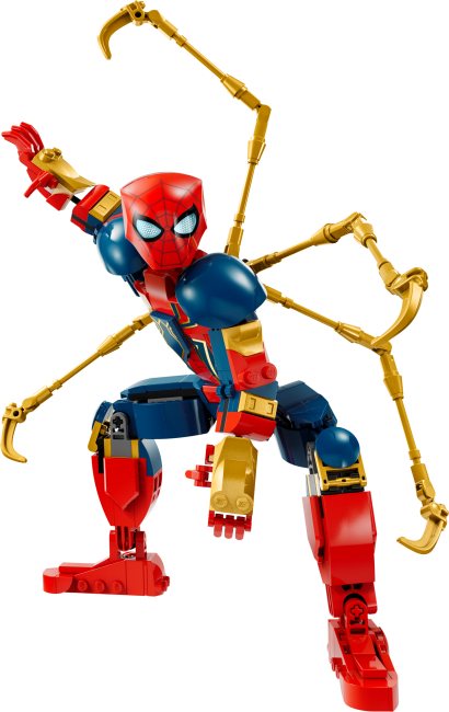 76298 Rakennettava Iron Spider-Man ‑hahmo