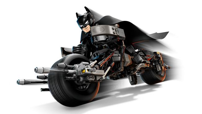 76273 Rakennettava Batman™-hahmo ja Batpod-pyörä