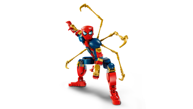 76298 Rakennettava Iron Spider-Man ‑hahmo