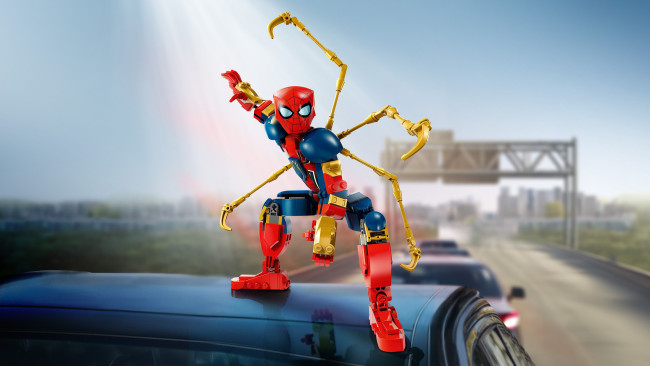 76298 Rakennettava Iron Spider-Man ‑hahmo