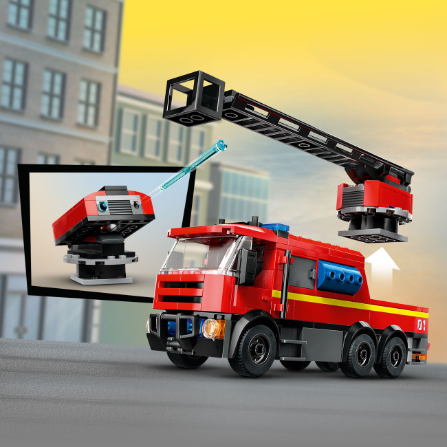 60414 Tuletõrjedepoo koos tuletõrjeautoga