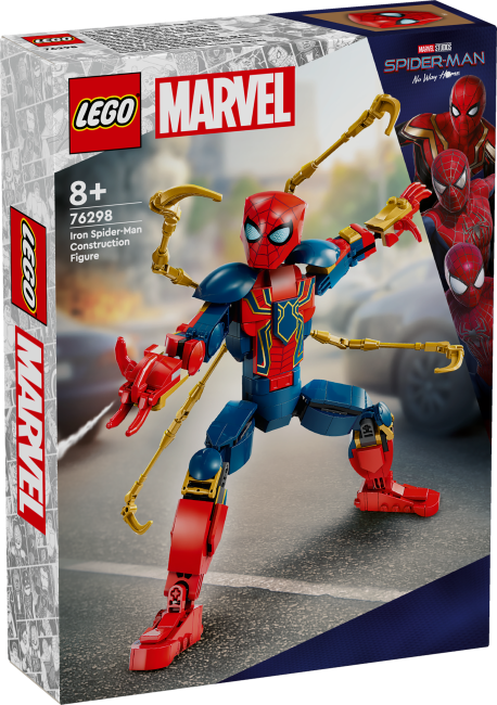 76298 Rakennettava Iron Spider-Man ‑hahmo