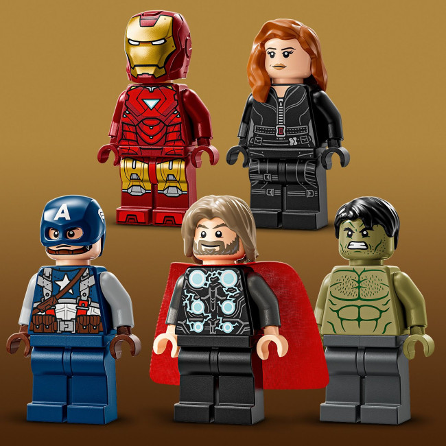 76313 MARVEL logotips un minifigūras