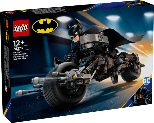 76273 Rakennettava Batman™-hahmo ja Batpod-pyörä