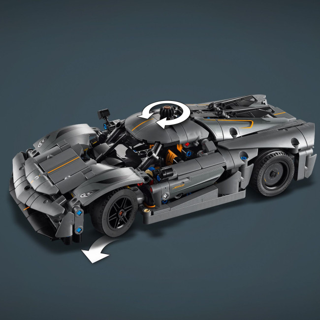 42173 Гиперкар Koenigsegg Jesko Absolut Grey