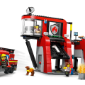 60414 LEGO  City Tuletõrjedepoo koos tuletõrjeautoga