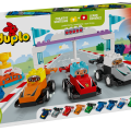 10445 LEGO DUPLO Town F1® komandas sacīkšu auto un piloti