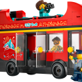 60407 LEGO  City Sarkans divstāvu ekskursiju autobuss