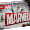 76313 LEGO Super Heroes MARVEL logotips un minifigūras