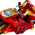 76287 LEGO Super Heroes Iron Man, moottoripyörä ja Hulk