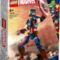 76258 LEGO Super Heroes Būvējama Kapteiņa Amerikas figūra