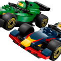 60445 LEGO  City F1® kravas auto ar RB20 un AMR24 F1® auto