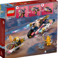 71792 LEGO Ninjago Sora pārveidojamais motocikla sacīkšu robots