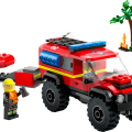 60412 LEGO  City 4x4 tuletõrjeauto koos päästepaadiga