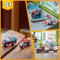 31146 LEGO  Creator Kravas auto ar platformu un helikopteru