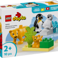 10442 LEGO DUPLO Town Savvaļas dzīvnieku ģimenes: Pingvīni un lauvas