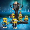 75582 LEGO Despicable Me Грю и миньоны из кубиков