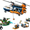 60437 LEGO  City Viidakkotutkijan helikopteri leirissä