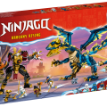 71796 LEGO Ninjago Stihijas pūķis pret Imperatores robotu